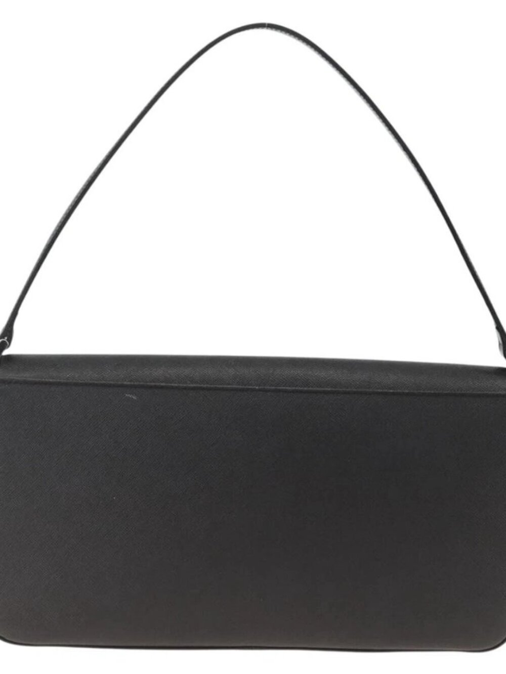 BURBERRY Shoulder Bag Leather Black Silver Auth ep13804 - Picture 4 of 16
